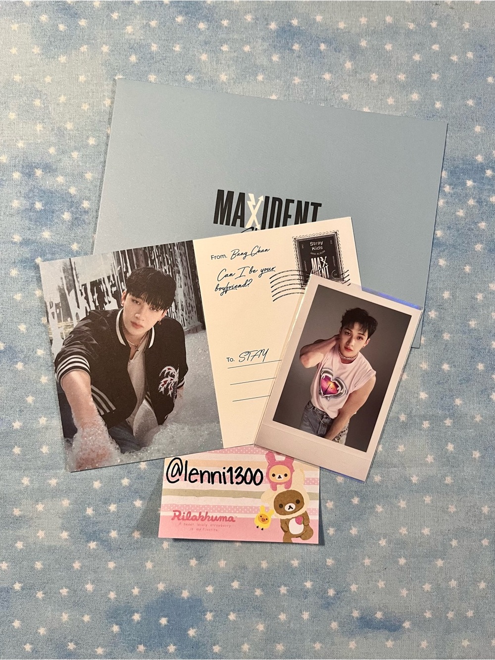 [BANG CHAN] Stray Kids MINI ALBUM-MAXIDENT-Offical Kpop Photocard